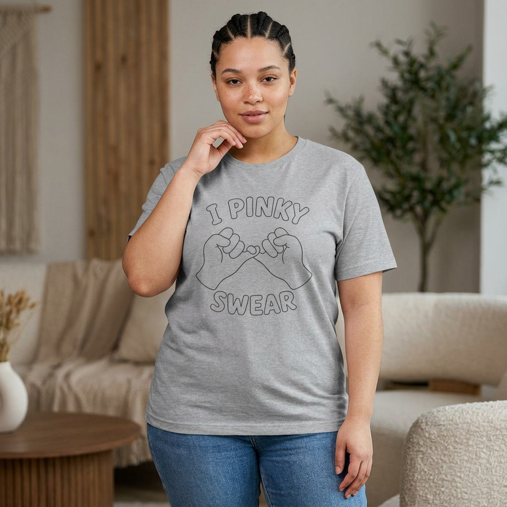 T-SHIRT "I PINKY SWEAR"
