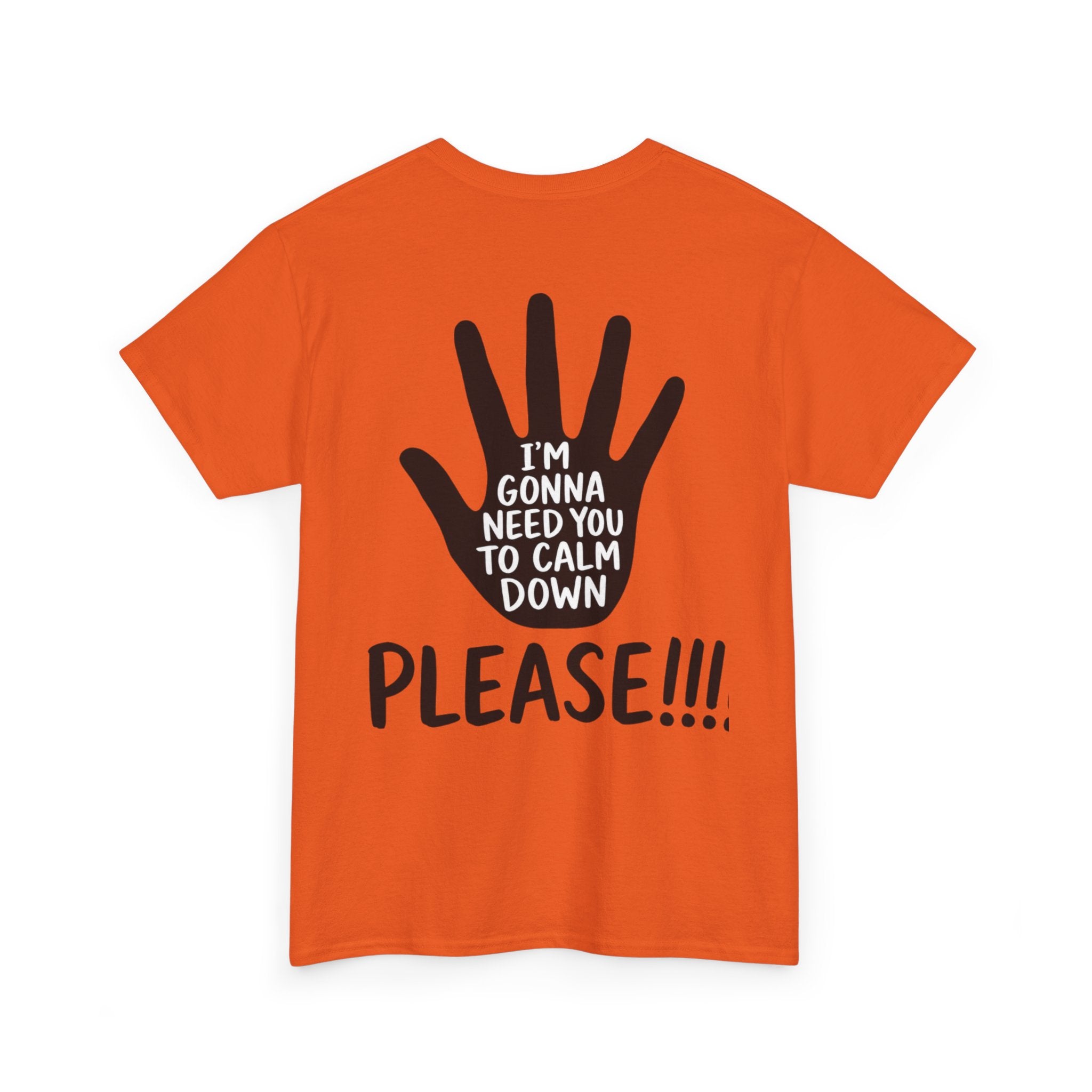 T-Shirt — "I’m Gonna Need You To Calm Down Please!!!!" Graphic Tee